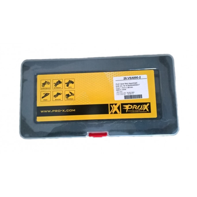 Zestaw płytek zaworowych PROX 8.90 1.74 - 2.58 (66 szt.) HUSAERG HUSQWARNA KTM