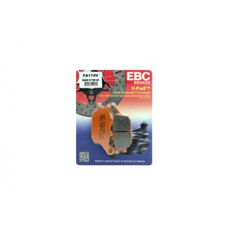 Klocki hamulcowe EBC FA174V V-PAD (kpl. na 1 tarcze)