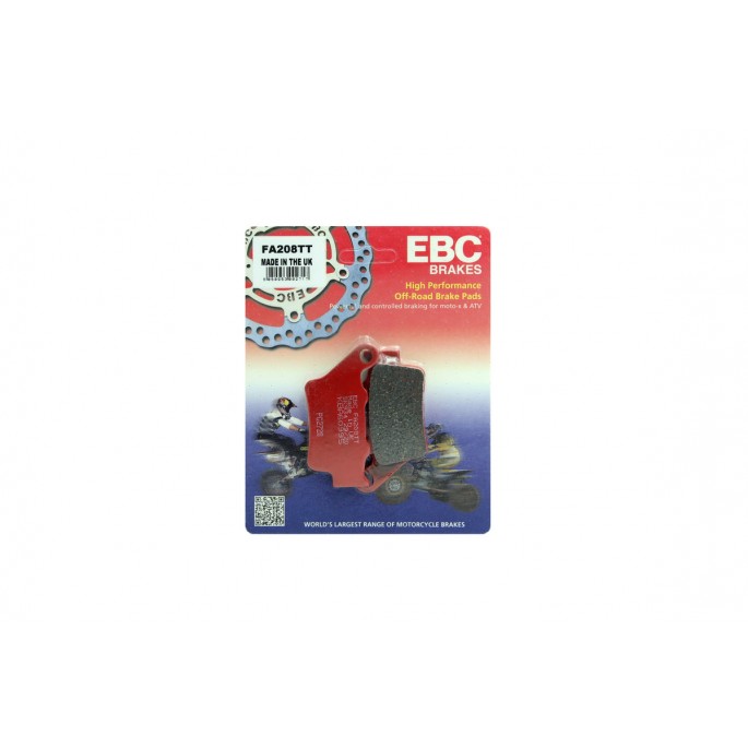 Klocki hamulcowe EBC FA208TT (kpl. na 1 tarcze)