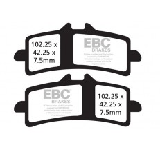 Klocki hamulcowe EBC GPFAX447HH torowe/profesjonalne (kpl. na 1 tarcze)