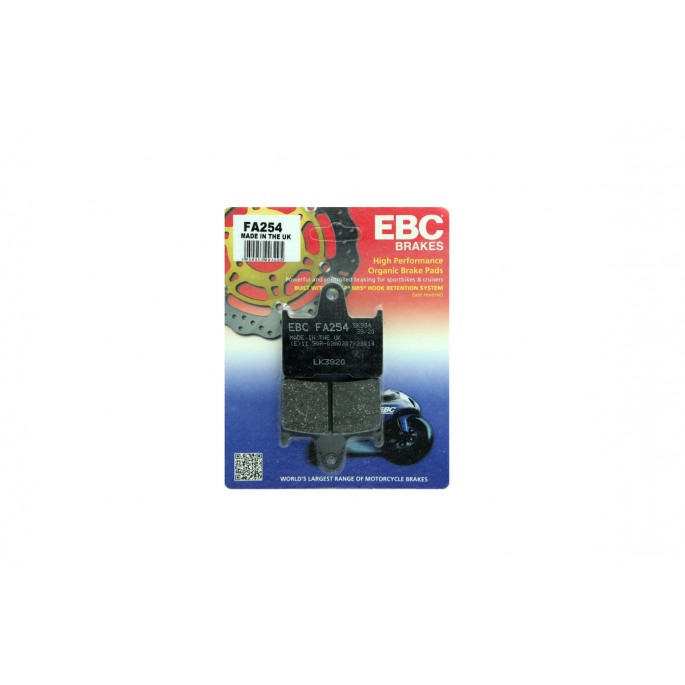 Klocki hamulcowe EBC FA254 (kpl. na 1 tarcze)
