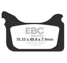 Klocki hamulcowe EBC EPFA405HH Extreme Pro (kpl. na 1 tarcze)