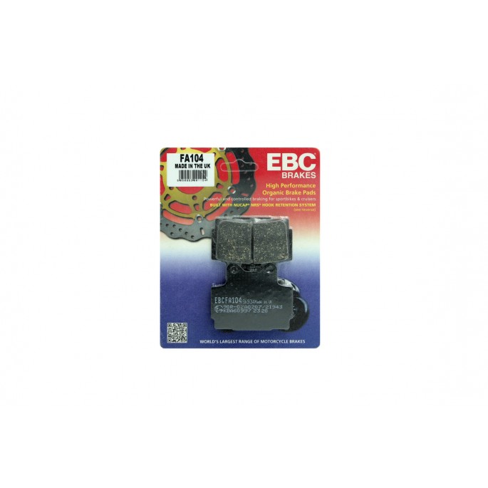 Klocki hamulcowe EBC FA104 (kpl. na 1 tarcze)