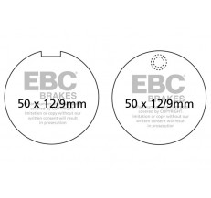 Klocki hamulcowe EBC FA055 (kpl. na 1 tarcze)
