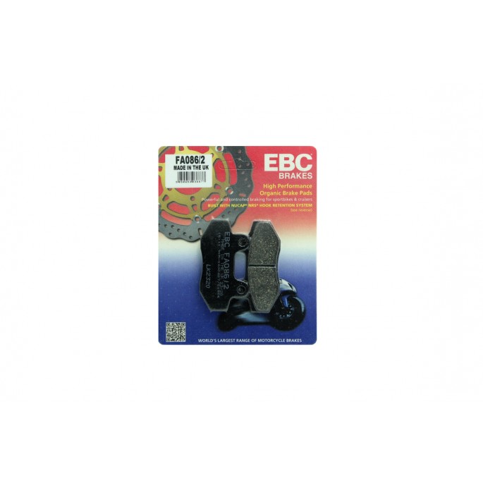 Klocki hamulcowe EBC FA086/2 (kpl. na 1 tarcze)