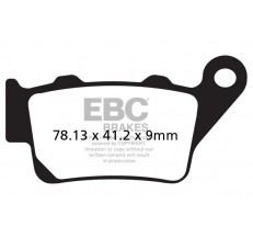Klocki hamulcowe EBC FA208R (kpl. na 1 tarcze) (odpowiednik PROX 37.204202)