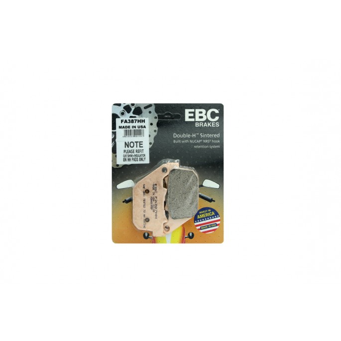 Klocki hamulcowe EBC FA387HH wzmacniane (kpl. na 1 tarcze)