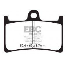 Klocki hamulcowe EBC FA252 (kpl. na 1 tarcze)
