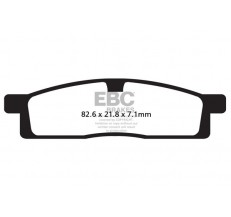 Klocki hamulcowe EBC FA119R (kpl. na 1 tarcze) (odpowiednik PROX 37.104102)