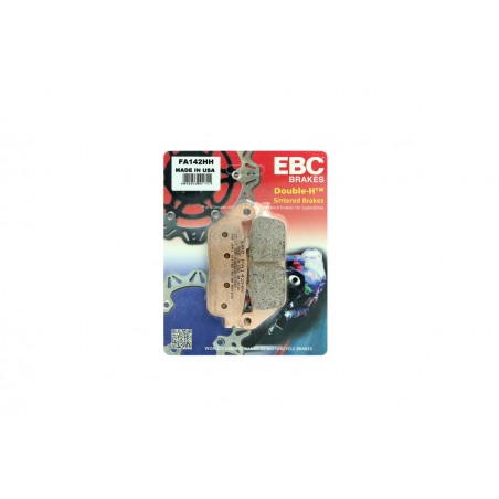 Klocki hamulcowe EBC FA142HH wzmacniane (kpl. na 1 tarcze)