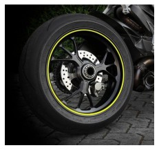 90527 Wheel Stripe Fluo, adhesive trim for wheel rims – Yellow