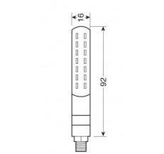 90478 Line SQ Front, sequentiary led corner lights and front position lights - 12V LED