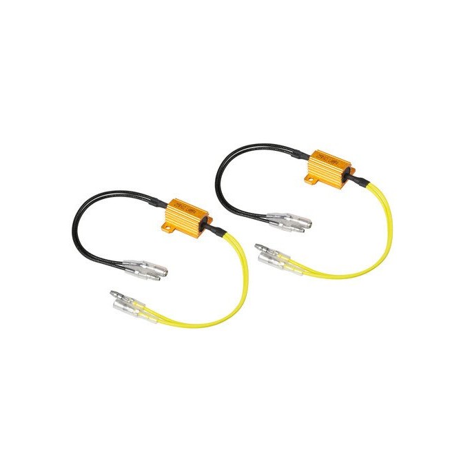 90469 Wired resistors with quick connectors, 2 pcs - 12V - 6 OHM - 25 W