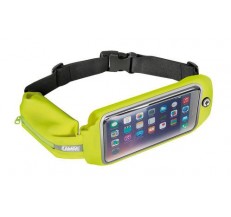 P16161 Sport Pouch Plus, dual pocket sport band pouch case with window - Neon Yellow