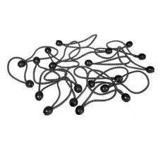 60180 Bungee Ball, elastic cords, 20 pcs set - 20 cm - Ø 6 mm