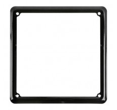 90481 Steel motorcycle licence plate frame – Black