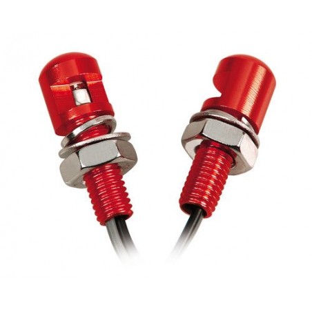 90178 Led screws, blue light, 2 pcs – Red