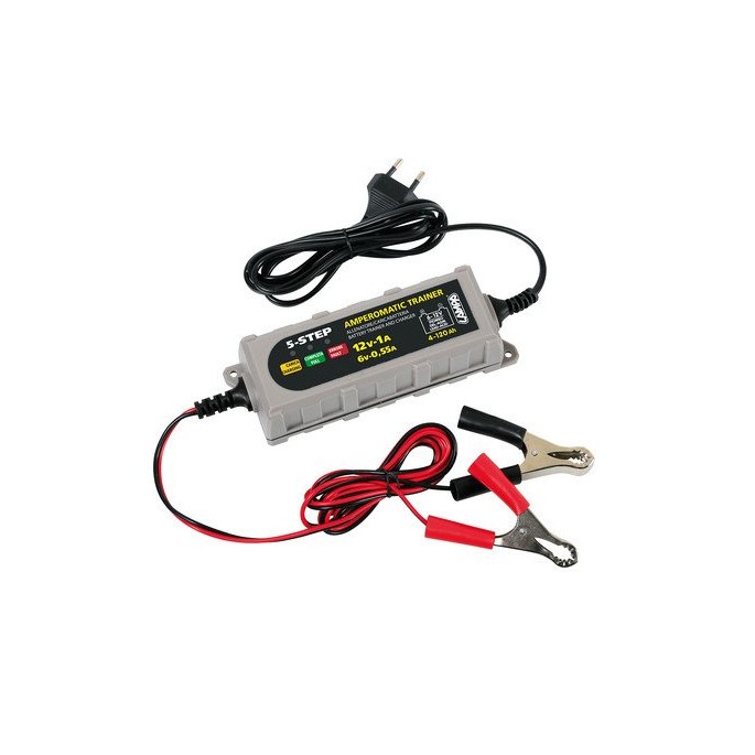 70178 Amperomatic Trainer, intelligent battery charger, 6/12V – 0,55/1A