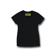 DAVCA T-shirt black fluo logo