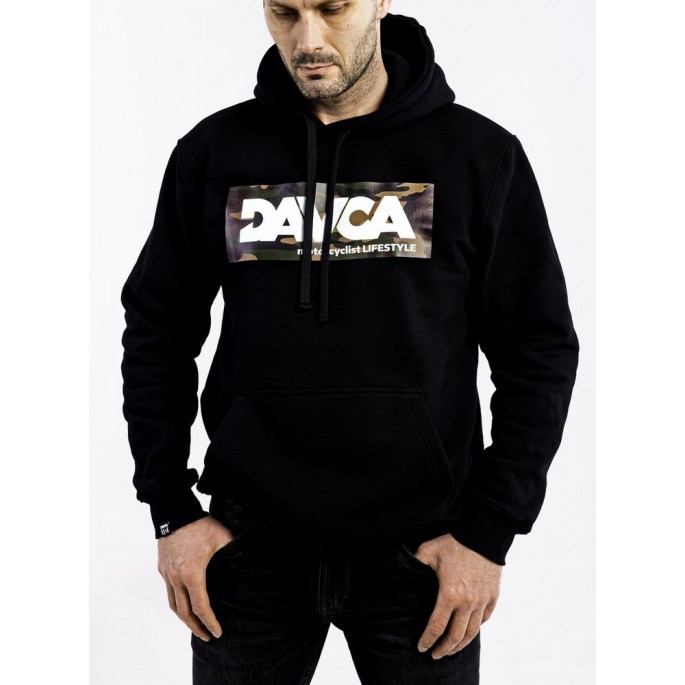 DAVCA Hoodie camo logo