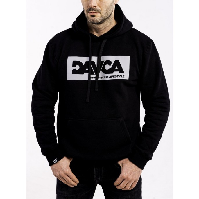 DAVCA Hoodie grey logo