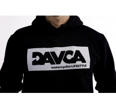 DAVCA Hoodie grey logo