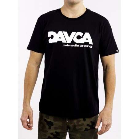 DAVCA T-shirt white logo