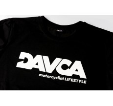 DAVCA T-shirt white logo