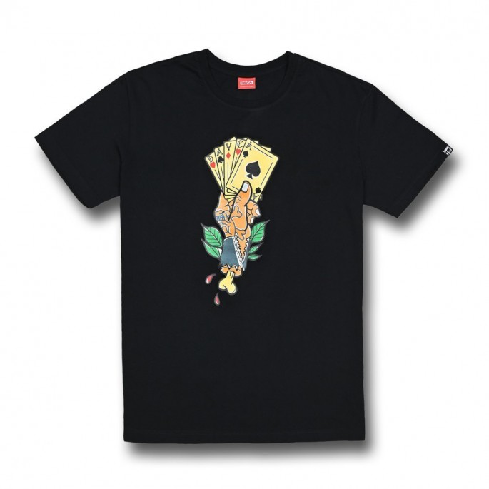 DAVCA T-shirt cards black