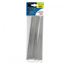 69987 Stainless steel cable ties, 20 pcs set - 4,7x200 mm