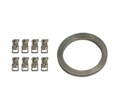 70023 Coil-set hose-band with 8 clips - 300 cm