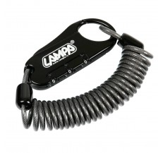 90595 Raptor, combination lock with coil cable - 150 cm