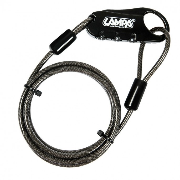 90596 Portex, combination lock with security cable - 150 cm