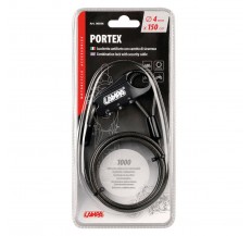 90596 Portex, combination lock with security cable - 150 cm
