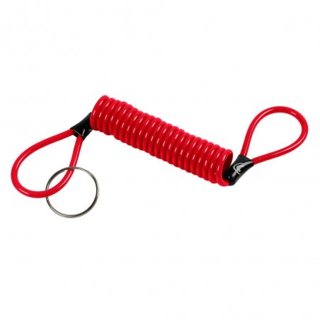 90673 Reminder, steel spiral cable – Red