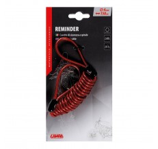 90673 Reminder, steel spiral cable – Red