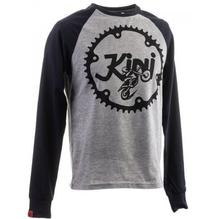 KINI-RB RITZEL LONGSLEEVE - GREY/NIGHT SKY