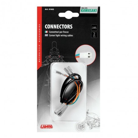 91602 Corner lights wiring cables, 2 pcs - Kawasaki