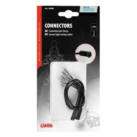 91603 Corner lights wiring cables, 2 pcs - Suzuki