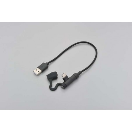 80471 USB CABLE TYPE-A TO LIGHTNING L-SHAPED 200MM