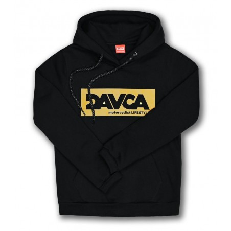 DAVCA Hoodie fluo logo