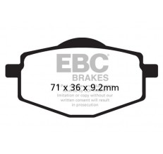Klocki hamulcowe EBC FA101 (kpl. na 1 tarcze)