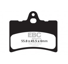 Klocki hamulcowe EBC FA156 (kpl. na 1 tarcze)
