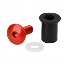 91653 Screen Fit-Kits, rubber nut kits with screw and washers (5 MA) - 10 pcs - Red