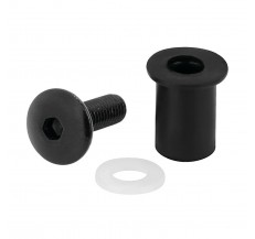 91651 Screen Fit-Kits, rubber nut kits with screw and washers (5 MA) - 10 pcs - Black