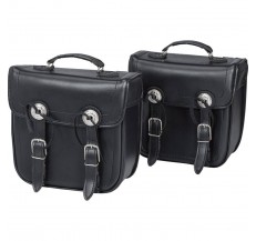 Q-Bag Leatherette saddle bag pair 07 removable 2x10L