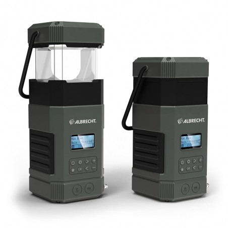 Albrecht DR 114 DAB+ outdoor radio with camping lamp
