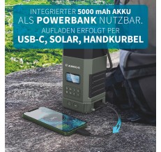Albrecht DR 114 DAB+ outdoor radio with camping lamp