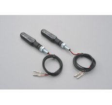 89232 "D-LIGHT" LED INDICATORS PAIR BLACK SMOKE 