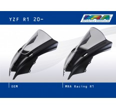 Szyba motocyklowa MRA YAMAHA YZF R 1, RN65, 2020-, forma R, bezbarwna
